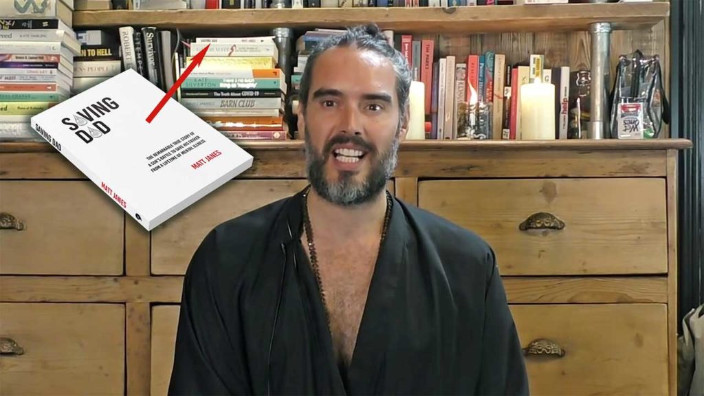 russell brand reading saving dad